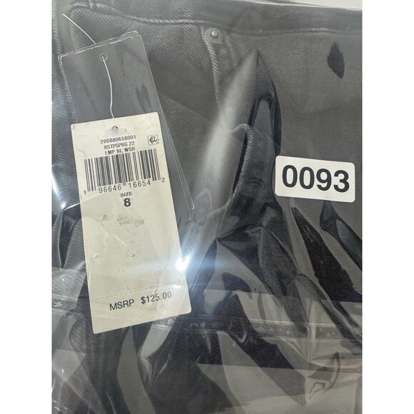 LAUREN RALPH LAUREN Relaxed Tapered Jeans in Empire Black Wash SIZE 8 - Picture 11 of 13